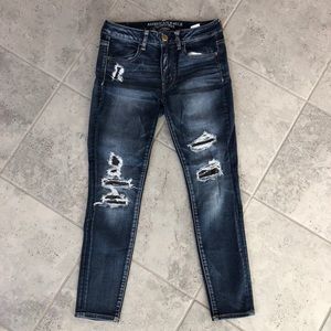 American Eagle Distressed Jegging